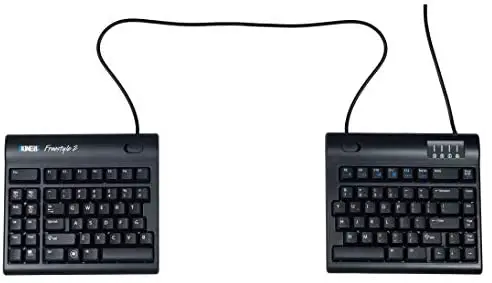 Kinesis Freestyle2 Ergonomic Keyboard for PC (20″ Extended Separation)