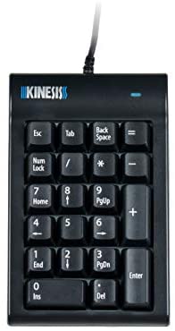 Kinesis USB Numeric Keypad, Cherry Low-Force Mechanical Switches (PC)