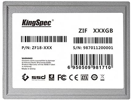 KingSpec 128GB 1.8″ 5mm ZIF SSD KSD-ZF18.6-128MS