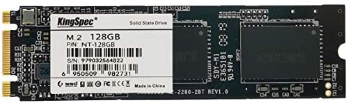 KingSpec 128GB M.2 SSD 2280 SATA III 6 Gb/s 3D NAND NGFF Internal Solid State Drive (NT-128)