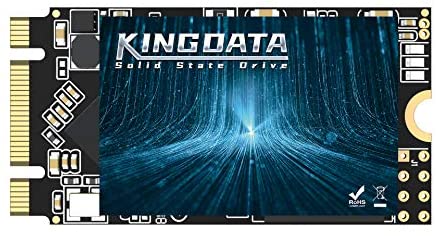 Kingdata M.2 2242 SSD 500GB Ngff Built-in Solid State Hard Drive high-Performance Hard Drive, Suitable for Desktop Computers SATA III 6Gb/s Including SSD (500GB, M.2 2242)