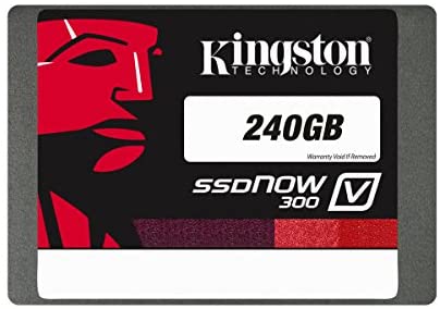 Kingston Digital 240GB SSDNow V300 SATA 3 2.5 (7mm height) Solid State Drive (SV300S37A/240G)