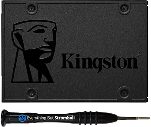 Kingston SSD A400 480GB 2.5″ SATA 3.0 Internal Solid-State Drive for PC (SA400S37/480G) Bundle with (1) Everything But Stromboli Magnetic Screwdriver