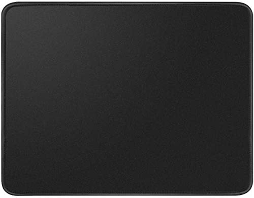 Kriture Mouse Pad with Stitched Edge, Non-Slip Rubber Base, Premium-Textured and Waterproof Mousepad for Computers, Laptop, Office & Home, 10.2×8.3inches, 3mm, Black
