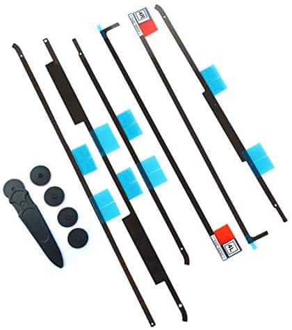 LCD Adhesive Strip Kit (2 Sets), KKDAO LCD Screen Display Strips Stickers Replacement Tools + 2 Opening Wheel Tools, iMac 21.5” 2012/2013 / 2015/2017, A1418 (iMac 21.5 Inch-A1418)