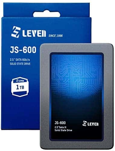 LEVEN SSD 1TB 3D NAND TLC SATA III Internal Solid State Drive – 6 Gb/s, 2.5 inch /7mm (0.28″) – up to 560MB/s – Compatible with Laptop & PC Desktop – Retail 1 Pack – (JS600SSD1TB)