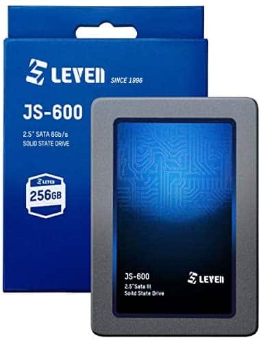 LEVEN SSD 256GB 3D NAND TLC SATA III Internal Solid State Drive – 6 Gb/s, 2.5 inch /7mm (0.28″) – up to 550MB/s – Compatible with Laptop & PC Desktop – Retail 1 Pack – (JS600SSD256GB)