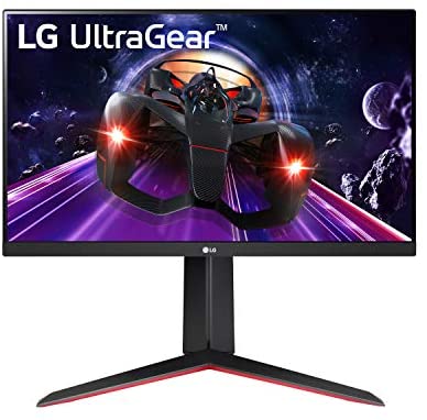 LG 24GN650-B 24” Ultragear Full HD (1920 x 1080) IPS Display Gaming Monitor with 144Hz Refresh Rate with 1ms (GtG) AMD FreeSync Premium and Tilt/Height/Pivot Adjustable Stand, Black