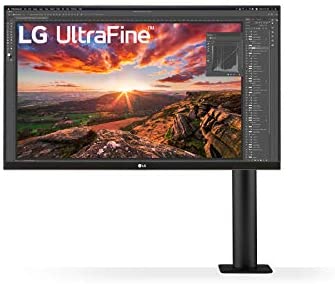 LG 27 inch Ergo IPS UHD 4K Ultrafine Monitor, Black, 27BN88U-B