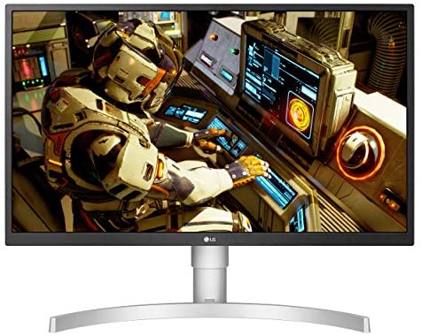 LG 27UL550-W 27 Inch 4K UHD IPS LED HDR Monitor with Radeon Freesync Technology and HDR 10, Silver