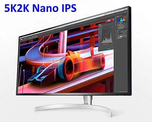 LG 34WK95U-W 34″UltraWide 5K Nano IPS LED Monitor with Built-In Speakers, 5120×2160