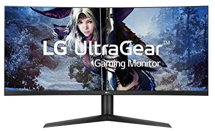 LG 38GL950G-B 38 Inch UltraGear Nano IPS 1ms Curved Gaming Monitor with 144HZ Refresh Rate and NVIDIA G-SYNC, Black
