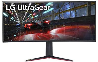 LG 38GN950-B 38” Ultragear Curved WQHD+ Nano IPS 1ms 144Hz HDR 600 Monitor with G-SYNC Compatibility (Renewed)