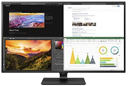 LG 43UN700-B 43 Inch Class UHD (3840 X 2160) IPS Display with USB Type-C and HDR10 with 4 HDMI inputs, Black