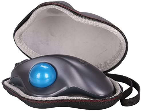LTGEM Case Compatible for Logitech M570/ERGO M575 Wireless Trackball Computer Wireless Mouse – EVA Hard Protective Case Travel Carrying Storage Bag