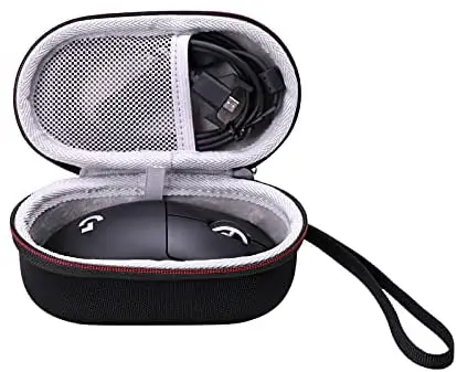 LTGEM EVA Hard Case for Logitech G305, Logitech G PRO or Logitech G PRO X Superlight Wireless Gaming Mouse – Black