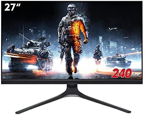 LVYUAN 27 inch 240hz IPS Gaming Monitor,Full HD Frameless 100% sRGB 1080P Fast IPS Monitor,1ms Response Time with FreeSync and Low Motion Blur,Eye Care Gaming Monitor VESA,DisplayPort,HDMI