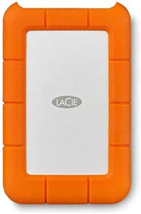 LaCie Rugged Mini 1TB External Hard Drive Portable HDD – USB 3.0 USB 2.0 compatible, Drop Shock Dust Rain Resistant Shuttle Drive, For Mac And PC Computer Desktop Workstation PC Laptop (LAC301558)