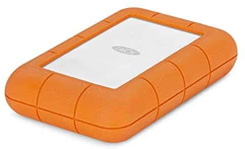 LaCie Rugged Raid Pro 4TB External Hard Drive Portable HDD – USB 3.0 Compatible – with SD Card Slot, Drop Shock Dust Water Resistant, for Mac and PC Computer Desktop Workstation Laptop (STGW4000800)