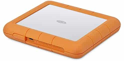 LaCie Rugged Raid Shuttle 8TB External Hard Drive Portable HDD – USB-C USB 3.0 Compatible, Drop Shock Dust Water Resistant, for Mac and PC Computer Desktop Laptop, 1 Mo Adobe CC (STHT8000800)