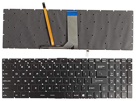 Laptop Replacement Keyboard for MSI GS60 GS70 GE62 PE60 PE70 GT62 GL62 GL62M GP62 GL72 GP72 PE62 GE72 GT72 Stealth 17.3″ Gaming Keyboard Full Colorful Backlit US English V143422FK1