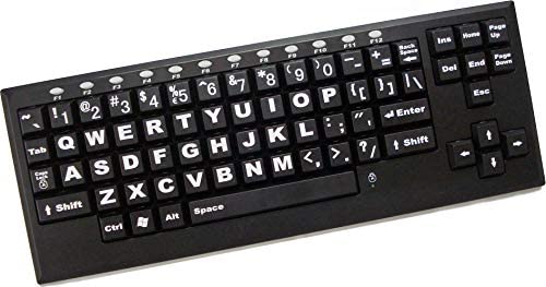 Large-Key Wireless VisionBoard Computer Keyboard