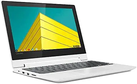 Lenovo Chromebook Flex 3 11″ Laptop, 11.6-Inch HD (1366 x 768) IPS Display, MediaTek MT8173C Processor, 4GB LPDDR3, 64 GB eMMC, Chrome OS, 82HG0006US, Blizzard White