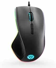 Lenovo Legion M500 RGB Gaming Mouse, Up to 16000 DPI 50G 400Ips, 7 Programmable Buttons, 3 ZONE 16.8Milion Colors RGB, 10G optional Magnet Weight, 3 Onboard Profile, 50 Million L/R Button Durability