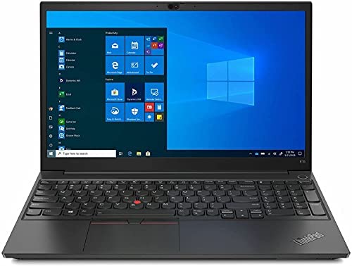 Lenovo ThinkPad E15 15.6″ Laptop: Intel 10th Gen i7-10510U 4-Core, 16GB RAM, 512GB NVMe SSD, 15.6″ FHD 1920×1080 IPS Screen, Fingerprint, Win 10 Pro, Black