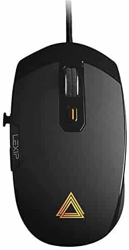 Lexip Pu94 Gaming Mouse-3D Wired and RGB Gamer Mouse-Special 3D Environments and Design Software-2 Joysticks, 6 Buttons and 12 Programmable Directions – Ultimate Glide with 6 Ceramic Feet