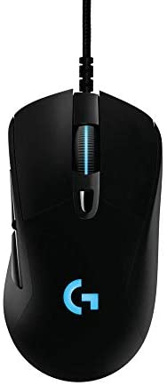 Logitech G403 Prodigy RGB Gaming Mouse – 16.8 Million Color Backlighting, 6 Programmable Buttons, Onboard Memory, Up to 12,000 DPI