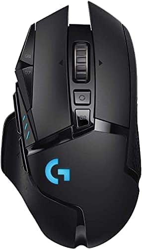 Logitech G502 Lightspeed Wireless Optical Gaming Mouse-Black (Renewed)