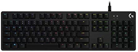 Logitech G512 SE Lightsync RGB Mechanical Gaming Keyboard with USB Passthrough – Black