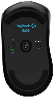 Logitech G603 Gaming Mouse Wireless, Black, 910-005101 (Wireless, Black)