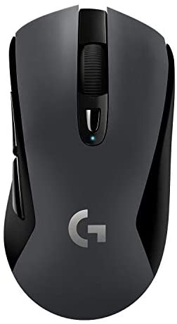 Logitech G603 LIGHTSPEED Wireless Gaming Mouse, HERO 12K Sensor, 12,000 DPI, Lightweight, 6 Programmable Buttons, 500h Battery Life, On-Board Memory, PC/Mac – Black