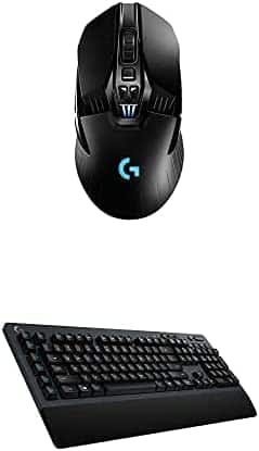 Logitech G903 Lightspeed Wireless Gaming Mouse & G613 Lightspeed Wireless Mechanical Gaming Keyboard, Multihost 2.4 GHz + Blutooth Connectivity – Black