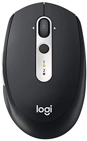 Logitech M585 Multi-Device Wireless Mouse – Bluetooth or USB, Graphite (Renewed)