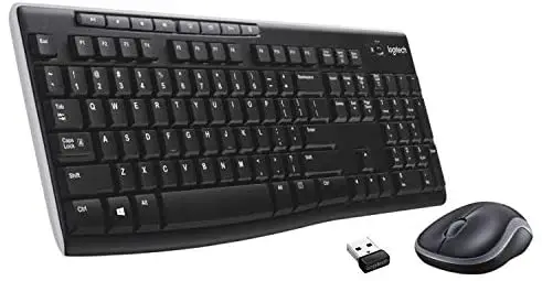 Logitech MK270 Wireless Keyboard and Mouse Combo – Keyboard and Mouse Included, Long Battery Life