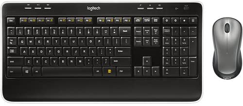 Logitech MK520 Wireless Keyboard and Mouse Combo – Black/Grey