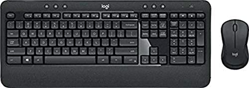 Logitech MK540 Advanced Wireless Keyboard and Wireless M310 Mouse Combo — Full Size Keyboard and Mouse, Long Battery Life, Caps Lock Indicator Light, Hot Keys, Secure 2.4GHz Connectivity (MK540)