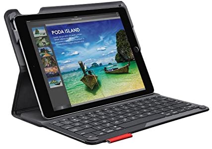 Logitech Type+ Protective iPad Air 2 Case with Integrated Keyboard – Two Viewing Positions – Designed for Typing and Tapping – Powered with Wireless Bluetooth – 30-Foot Wireless Range – Black