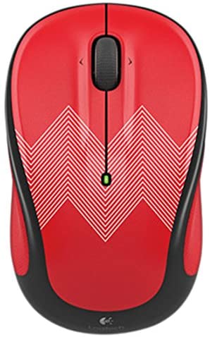 Logitech Wireless Mouse, Red 910-004449