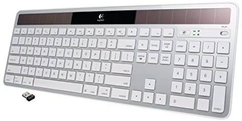 Logitech Wireless Solar Keyboard K750 for Mac – Silver (Renewed)
