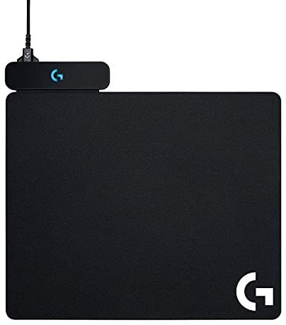 LogitechG PowerPlay Wireless Charging Mouse Pad, Compatible with G Pro/ G903/ G703/ G502 Lightspeed Gaming Mice – Black