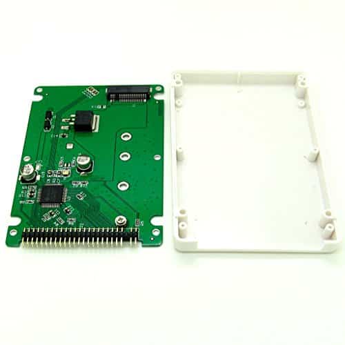 M.2 NGFF SATA SSD to 2.5 IDE 44pin Converter Adapter with Case for Computer Accessries
