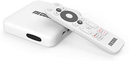 MECOOL KM2 Android 10.0 TV Box Netflix 4K ATV Set Top Box Amlogic S905X2 Streaming Media Player Widevine L1 TVBOX with Voice Remote Control