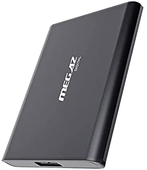 MEGAZ DIGITAL 250GB Portable External Hard Drive, HDD USB 3.0 Compatible for PC, Mac, Laptop, Chromebook, Grey