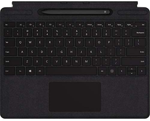 MICROSOFT Surface Accessories MICROSOFT Surface PRO X Signature Keyboard with Slim Pen Bundle – Keyboard – with TRACKPAD – Backlit – QWERTY – US – Black – Commercial – for Surface PRO X