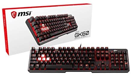 MSI Cherry MX Red Dedicated Hotkeys USB Pass-Through Mechanical Gaming Keyboard (Vigor GK60)