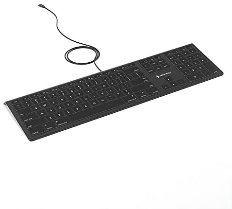 Mac Keyboard Backlit Illuminated | Editors Keys MacOS Keyboard with Full Back Lighting. (USA English Keyboard)